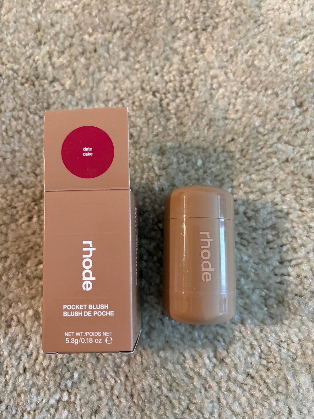 RHODE Pocket Blush — Date Cake (NWT)